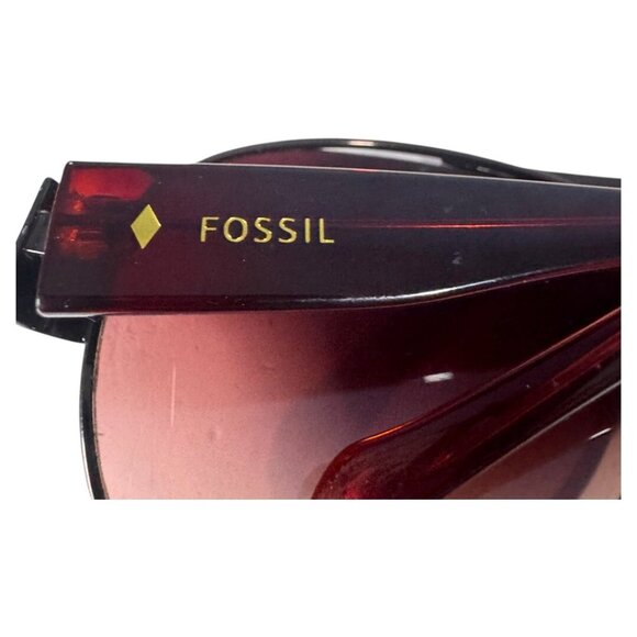 Fossil FW53 aviator sunglasses‎ with brown gradient lenses 63 [] 13 - Picture 4 of 5